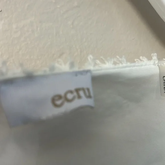 White crochet/lace lined top and pants - Picture 4 of 9